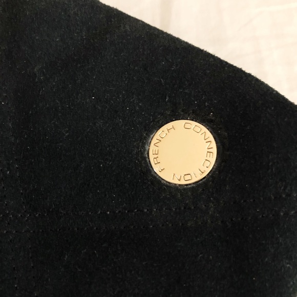 French connection suede clutch bag - Picture 4 of 6